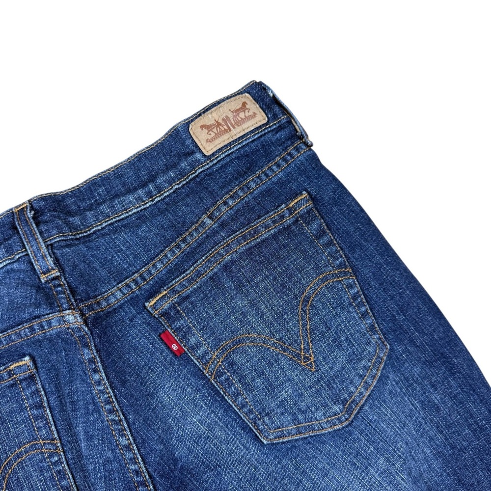 Levis 505 Straight Leg Jeans‎ Dark Wash Denim Blue Pants Mens 33x30.5